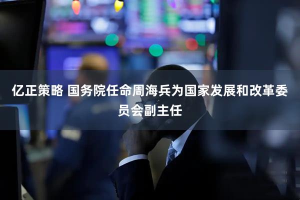亿正策略 国务院任命周海兵为国家发展和改革委员会副主任